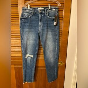 New! Flying Monkey dark hi rise blue denim jeans